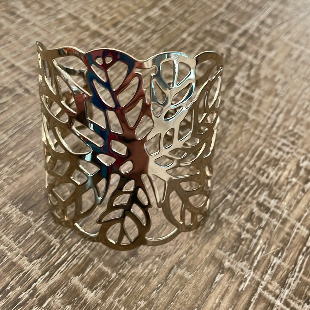 Jewelry - I Am Brand Gold cuff bracelet